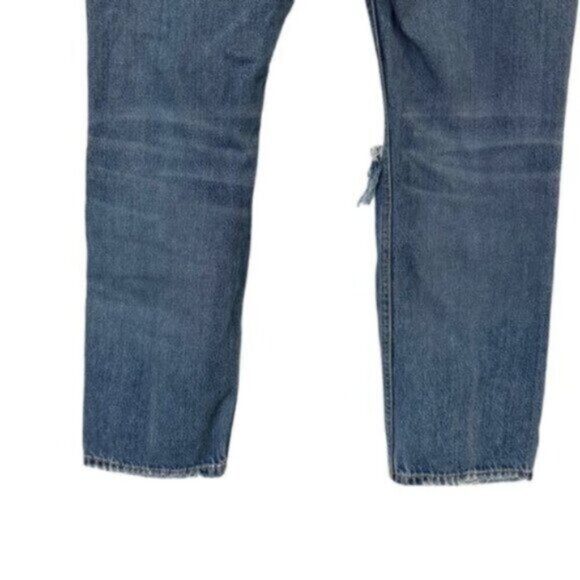 Vince | Medium Wash High Rise Distressed Denim Jeans Size 31 - Picture 9 of 12